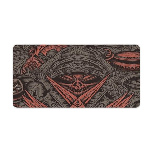 Pad Mouse de Escritorio Impermeable Estilo Horror 60x30 cm