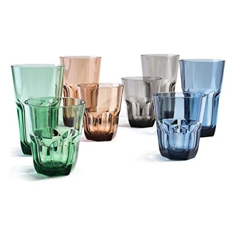Cupture Everyday Unbreakable Glasses, 8 Piece Assortment Cover