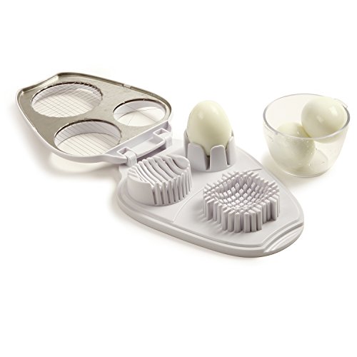 Norpro Multi Egg Slicer, 8" X 3.25" X 6", White #TOP2