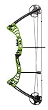 Leader Accessories Compound Bow 30-55lbs Archery Hunting Equipment with Max Speed 296fps (Green/Black)