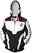 OLIPHEE Jungen Sweatshirt Cosplay Kostüm Superhero Avenger's Endgame Quantum Realm Sweater Jacke Jacke Weinrot 2XS