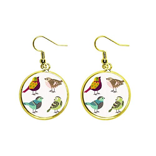 Pendientes de aves hermosas un regalo de joyeria ideal para mujer