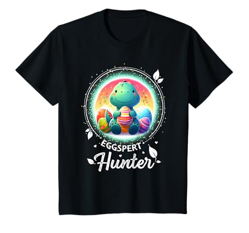 キッズ 幼児の少年のためのイースター衣装イースターTシャツ恐竜イースター Tシャツ