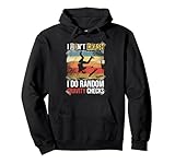 I Dont Crash Random Gravity Checks Funny Skateboard Humor Pullover Hoodie