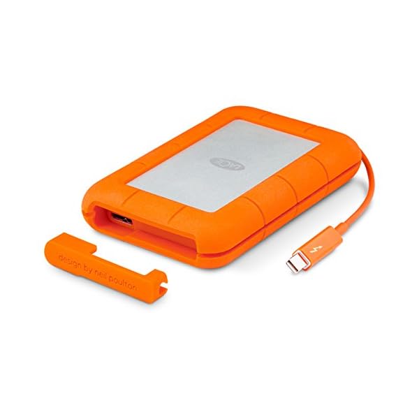LaCie Rugged Thunderbolt 500 GB SSD, externe tragbare Festplatte - for MAC -