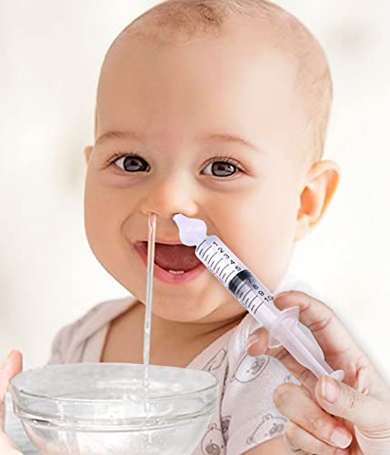 2 Pezzi Irrigatore Nasale, Nasale Bambino Neonato