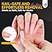 SAVILAND 600pcs Nail Sticky Tabs: 15 Sizes Nail Adhesive Tabs 30 Days Long Lasting Nails Stickers for Press Ons 0.3mm Ultra-thin Waterproof for Shower Strong Nails Glue Stickers 20 Sheets Home DIY Use