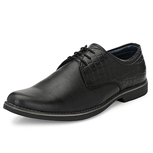 Image of Centrino Men Formal Shoes | Elegant Lace Up Derby for Business & Casual Wear | Premium Craftsmanship for a Stylish & Sophisticated Look | Cushioned Insole for All-Day Comfort & Support (1405)