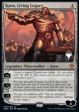 Karn, Living Legacy (V.2) PDMU-1 Mythic Deutsch Near Mint - Dominaria United: Promos - mit ReCollectibles-Versandschutz - für Magic/MTG