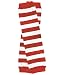 Red & white stripe baby leg warmers for boys and girls by juDanzy, One Size