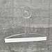 iDesign 22300 Plastic Plastic Suction Squeegee with Storage Hook Shower, Window, and Mirror Accessory for Master, Guest, Kids' Bathroom Cleaning, 12