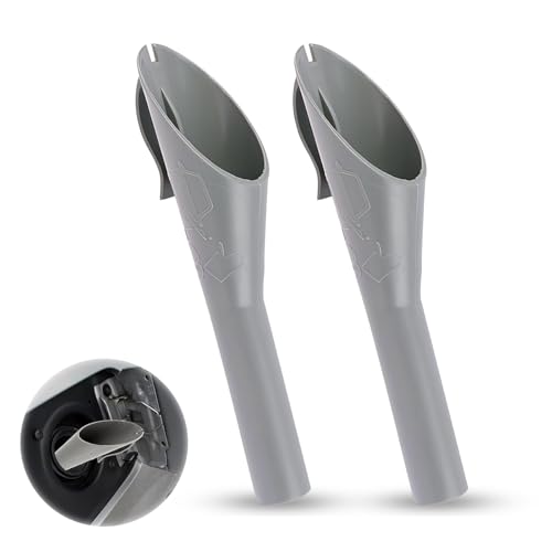2 Stück Einfülltrichter, Trichter Öl Universal Einfüllstutzen Kraftstofftrichter Diesel Öltrichter Dieselkraftstofftrichter für Benzin Auto Kfz Dieselkraftstoff Ford Kraftstoff Capless