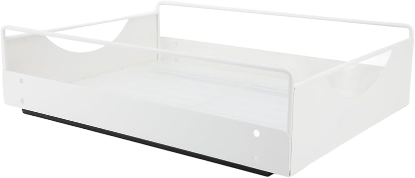 Heavy Duty Slide Out Pantry Shelves, Carbon Steel Drawer with Smooth Sliding for Kitchen Cabinet Organization, Under Sink Shelf, Bathroom Large Size 26inch