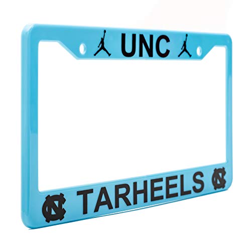 Eliteauto3K Unc University Of North Carolina Tar Heels License Plate Frame Cover - 12.25" X 6.25" - Ideal Gift For Sports Fans & Supporters - Slim Design #TOP7