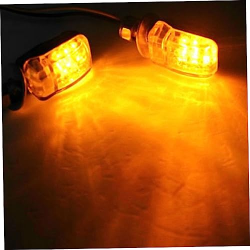 CRAFTHROU 1 Par De Piscas De LED Luz De LED De Carro Piscas De Motocicleta Lâmpada De Pisca De Motoc