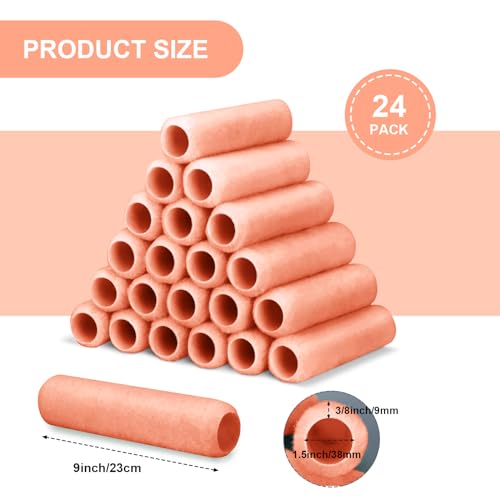 image for Gisafai 24 Pcs Paint Roller Covers Paint Rollers for Painting Walls Ro