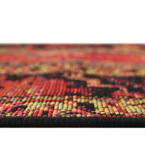 Tapete redondo 3 pies multicolor Rugs.com miniatura 4