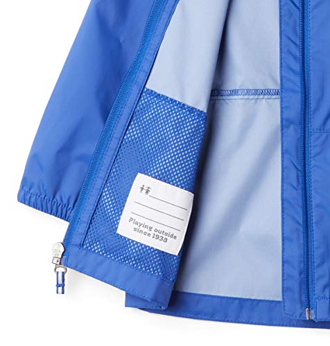 Image of Columbia Youth Switchback Ii Rain Jacket, Waterproof, Reflective Detail Lapis Blue