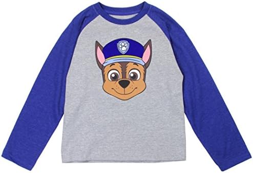 Paw Patrol Toddler Little Boys Chase Face Long Sleeve Shirt