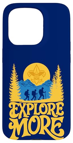Explore More! Hiking Scouts BSA Cub Scouting Outdoor �X�}�z�P�[�X iPhone 15 Pro �p