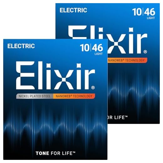 Elixir Light Nanoweb Electric Guitar Strings 2-Pack (Standard)