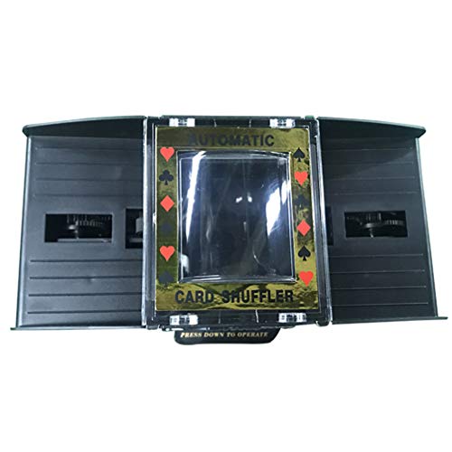 BESPORTBLE Card Shuffler automático cartas embaralhador 2 baralhos elétrico ferramenta de embaralham