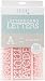 DCWVE Die Cuts with A View 1" Letter Pack Letterboard-Pink (188 pcs) LP-006-00007, 1"