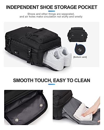 Mochilas Casuais Mochila de viagem grande para mulheres Homens Linha aérea Aprovada Mochila de ginás