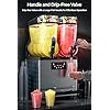 Amazon.com: Leacco Commercial Slushie Machine, Frozen Drink Margarita ...