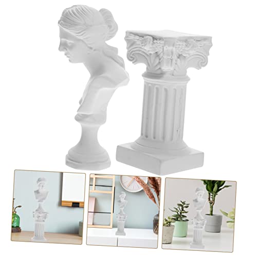 Set de Estatua Griega de Resina para Decoración miniatura 4