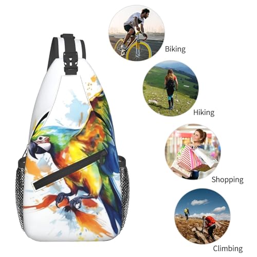 Bolso cruzado para hombre tipo bandolera negro miniatura 6