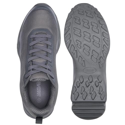 Grand Attack Men's Waterproof Hiking Shoes Lightweight Approach Trekking Comfortable Backpacking Boots Non Slip Work Shoes Outdoor Camping Travel Sneakers - Image 5