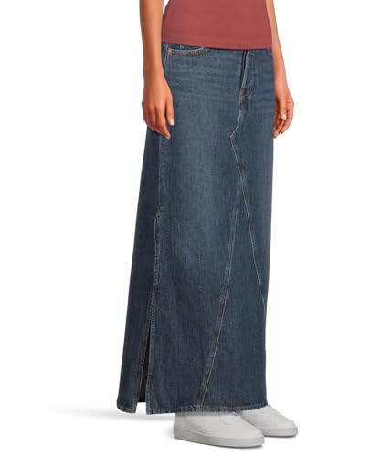 Levi's Women's Iconic Long Skirt Slit2