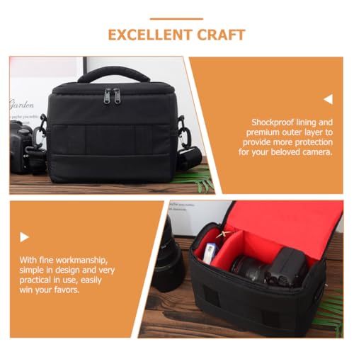 Estuche de cámara réflex ULTECHNOVO de nylon negro 3