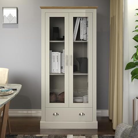 Galano Sufy Light Grey Display Cabinet Cover