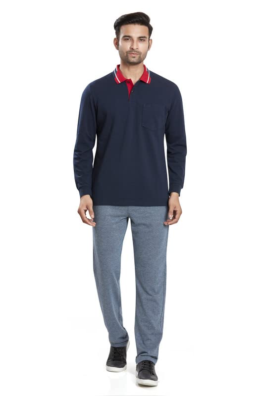 Image of Celsius Men's Polo Collar Full Sleeve T Shirt