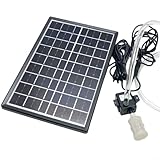 【Énergie solaire portable】Exploitez la puissance de l'énergie solaire pour cette pompe à eau, ce qui la rend très portable et élimine le besoin de câblage. Il fonctionne sans frais supplémentaires et nécessite un entretien minimal. L'énergie solaire est également une option plus sûre pour les enfants.