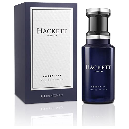 Image of Hackett London 5944-47229 Fragrance Essential EDP Spray 100 ml for Adults, Ideal for Long-Lasting Everyday Fragrance wear, 100 ml