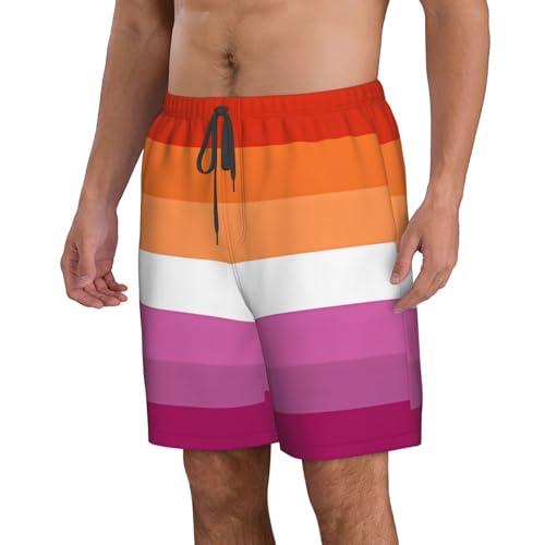 Asexual Pride Flag Men's Quick Dry Swim Trunks Summer Beach Board Shorts Swimming Swimwear2