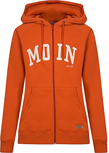 Preisvergleich Produktbild derbe Hamburg Moin Frauen Kapuzenjacke orange M