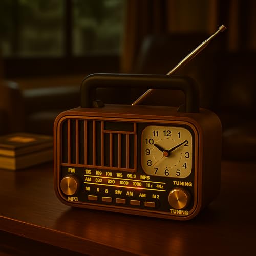 Image of Fire Turtle Pocket Blast FM Radio with Bluetooth Speaker with Powerful Sound,FM Recording, Antenna, 6w-12 Hours (USB Charging) and Number Pad (AUX, SD Card, USB Input) (10W Trending FM Speaker)