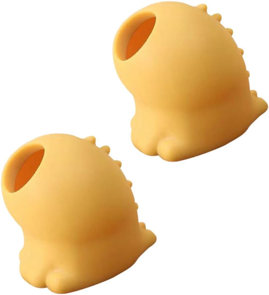 2Pcs Silicone Egg Yolk Separator Cartoon Design Fast Egg White Filter Cooking Supplies for Kitchen Use Easy and Safe