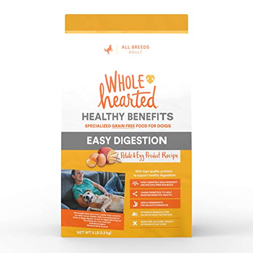 Petco Brand - WholeHearted Grain Free Healthy Benefits Easy Digestion Potato and Egg Product Recipe Dry Dog Food, 5 lbs.