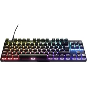 SteelSeries Apex 9 TKL – Mechanical Gaming Keyboard – Optical Switches – 2-Point Actuation – Compact Esports Tenkeyless Form Factor – Hotswappable Switches – English QWERTY Layout