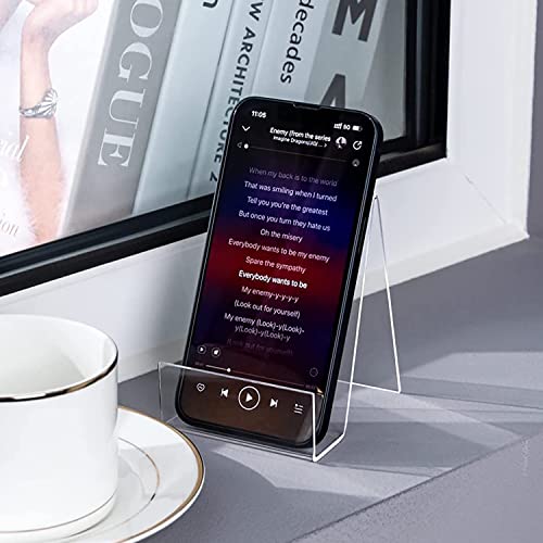 Support livre acrylique x10 pour ranger les grands blocs-notes