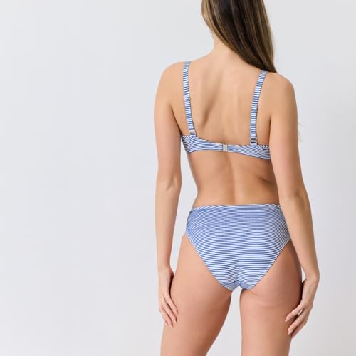 Culotte drapée bleu marine Belles Rives un bas de maillot chic