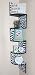 Adorn Home Essentials| Corner Zig Zag Wall Mount Shelves| 5-Tier Zebra with Black Edging