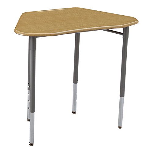 Learniture Hex Collaborative Desk, 31" W x 21" D, Maple, LNT-INM1033SM-SO (Pack of 2)