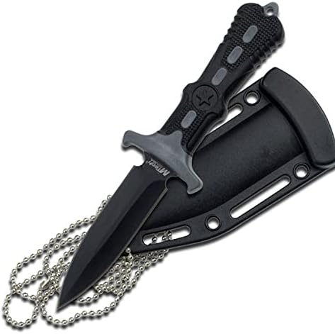 MTech USA Faca de pescoço de lâmina fixa série MT-20-14, 16 cm no...