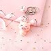 Produktbild dahuimin Schöne PVC Rosa Schwein Schlüsselbund Schlüsselanhänger Für Frauen Mädchen Schmuck Tier Puppe Glocke Niedlich Autoschlüssel Halter Schlüsselanhänger Beste Freund Geschenk   5